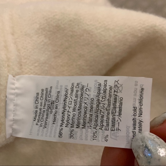 J. Crew oversized ivory sweater Sz XXL NWT - Picture 6 of 6